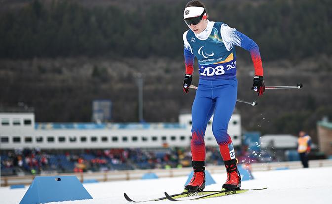 На фото: Анастасия Багиян (Россия) во время соревнований.