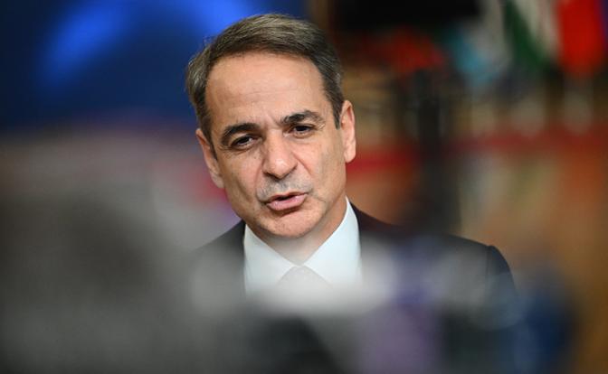 На фото: премьер-министр Греции Кириакос Мицотакис