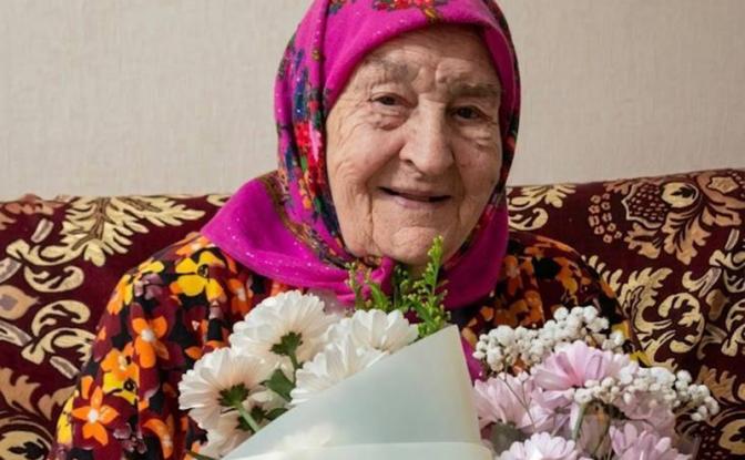 На фото: труженица тыла Надежда Евдокимовна Василенко