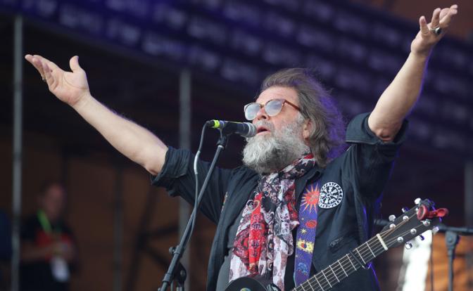 На фото: музыкант Борис Гребенщиков(признан Минюстом РФ иноагентом)