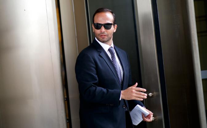 На фото: бывший советник главы Белого дома Дональда Трампа Джордж Пападопулос.