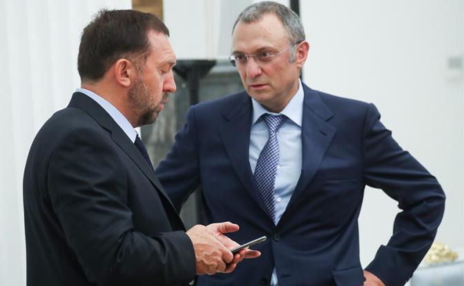 На фото: Олег Дерипаска и Сулейман Керимов (слева направо)