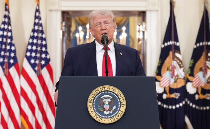 На фото: президент США Дональд Трамп