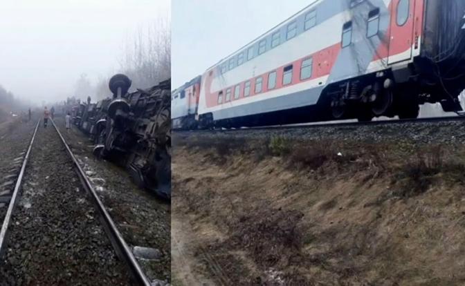 Названо число пострадавших при сходе пассажирского поезда в Ульяновской области
