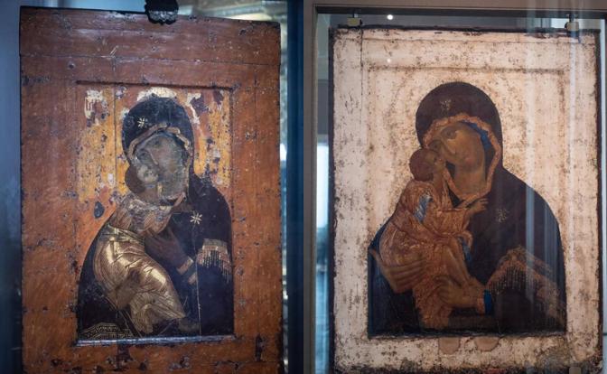 Третьяковка отдала Владимирскую и Донскую иконы Богоматери РПЦ