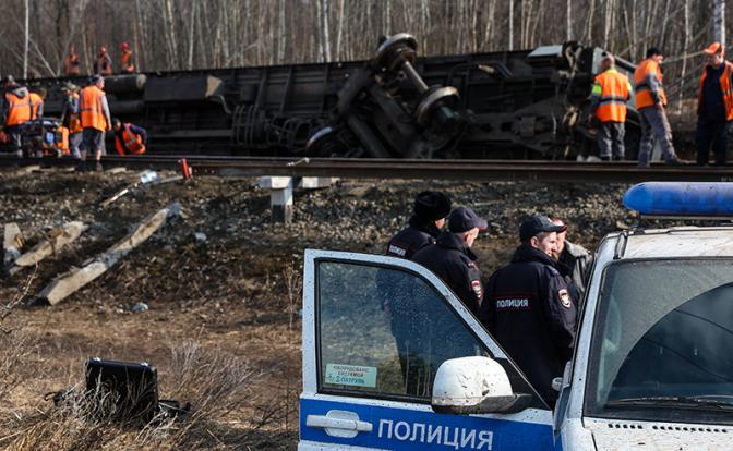 В СК назвали предварительную причину схода поезда в Ульяновской области