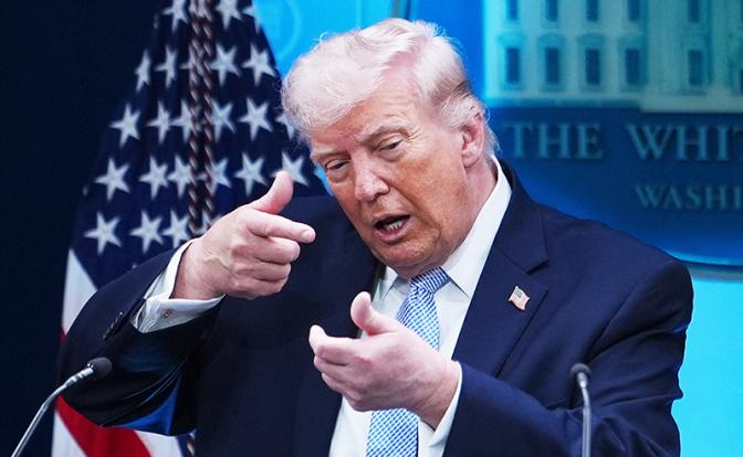 На фото: президент США Дональд Трамп