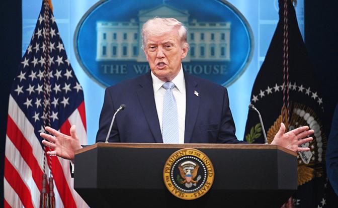 На фото: президент США Дональд Трамп