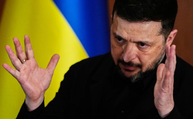 На фото: президент Украины Владимир Зеленский