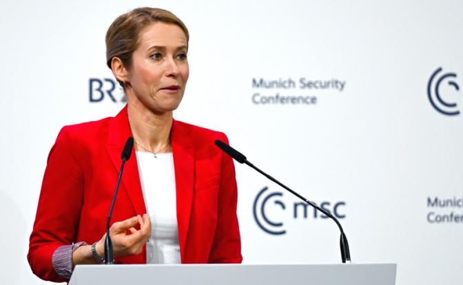 На фото: глава евродипломатии Кая Каллас.