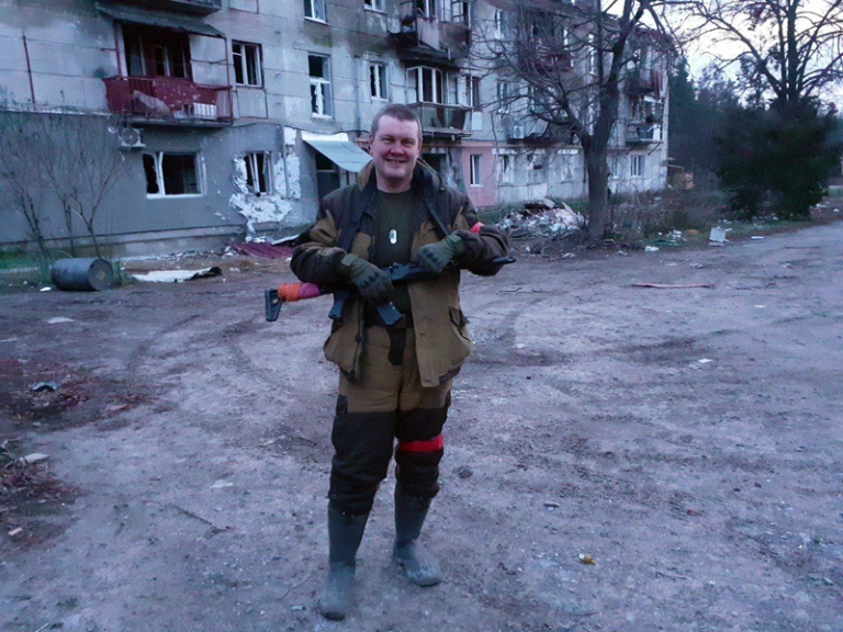 На фото: боец Головин.