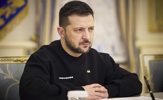 На фото: президент Украины Владимир Зеленский