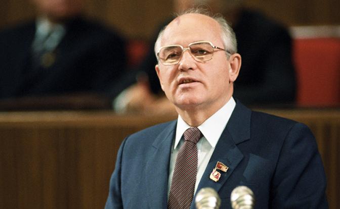 На фото: Генеральный секретарь ЦК КПСС Михаил Сергеевич Горбачев,1987год.