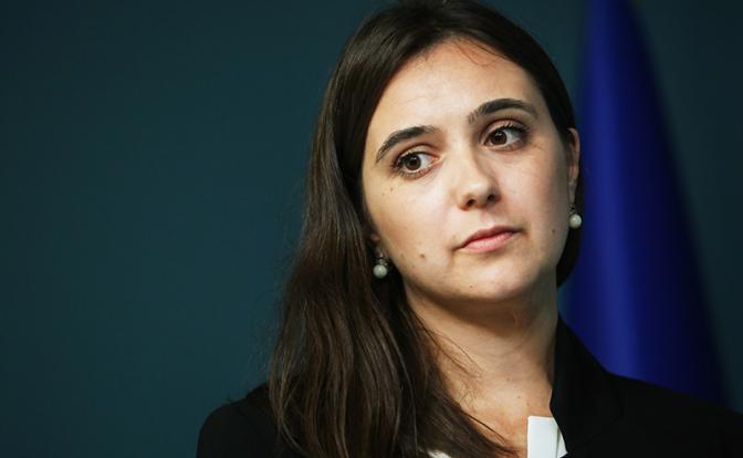 На фото: бывший пресс-секретарь Владимира Зеленского Юлия Мендель