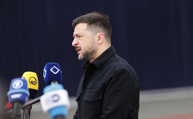 На фото: президент Украины Владимир Зеленский