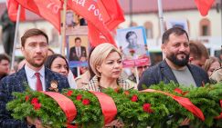 Знамя Победы – в руках народа: Красноярские коммунисты и жители города отметили 9 Мая