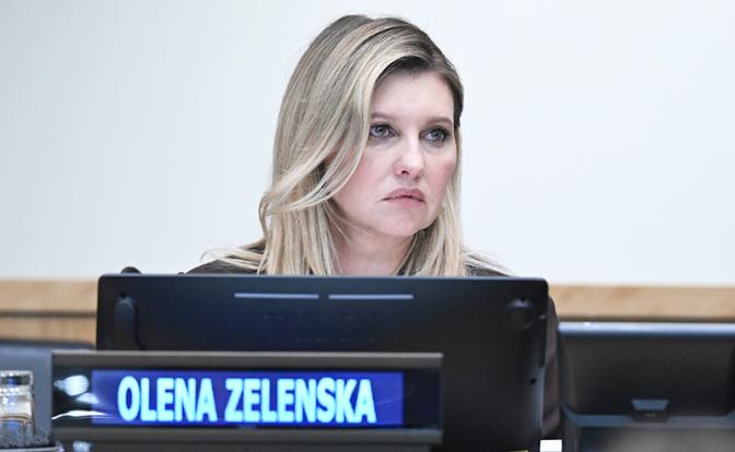 На фото: первая леди Украины Елена Зеленская
