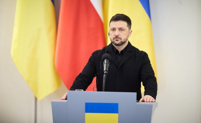 На фото: президент Украины Владимир Зеленский