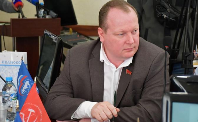 На фото: первый секретарь обкома КПРФ Александр Бойков