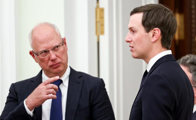 На фото (слева): спецпредставитель президента РФ Кирилл Дмитриев.