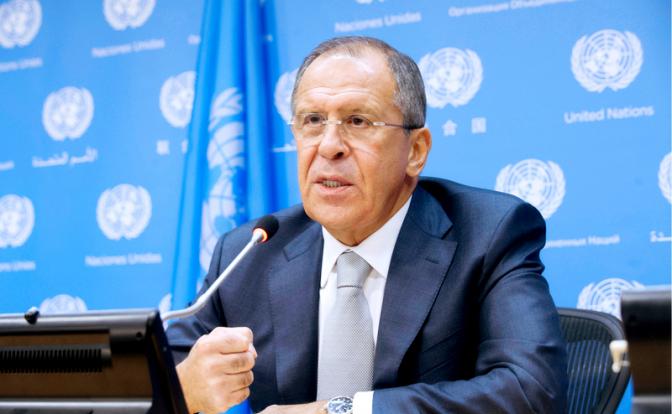 На фото: министр иностранных дел РФ Сергей Лавров.