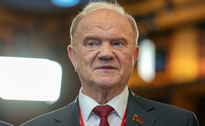 На фото: лидер КПРФ Геннадий Зюганов