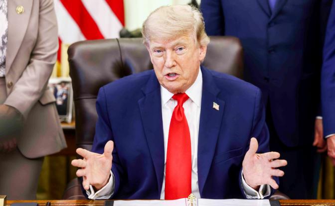 На фото: президент США Дональд Трамп.