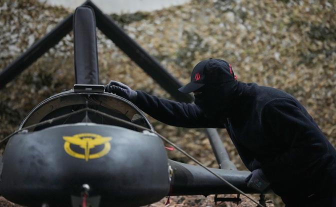 На фото: подготовка к запуску украинского БПЛА АН-196 "Лютый"