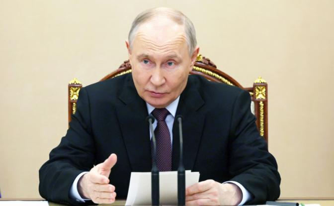 На фото: президент России Владимир Путин.