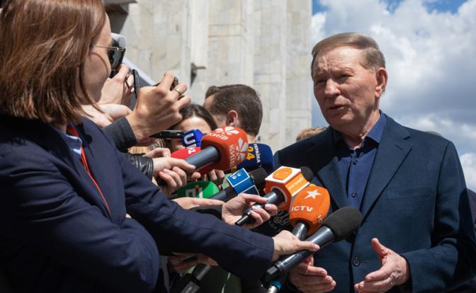 На фото: бывший президент Украины Леонид Кучма.