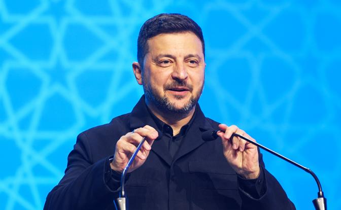 На фото: президент Украины Владимир Зеленский