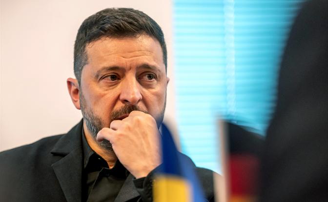 На фото: президент Украины Владимир Зеленский