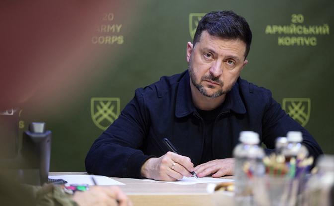 На фото: президент Украины Владимир Зеленский