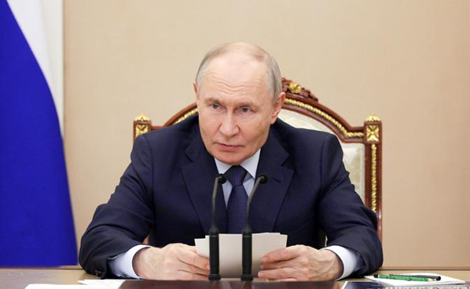На фото: президент РФ Владимир Путин