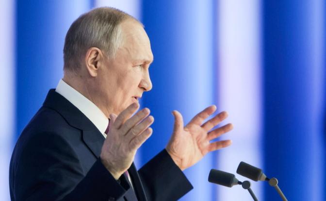 На фото: президент России Владимир Путин.