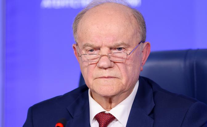 Н афото: председатель ЦК КПРФ, руководитель фракции КПРФ в Госдуме РФ Геннадий Зюганов