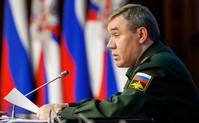 На фото: начальник Генштаба ВС РФ Валерий Герасимов