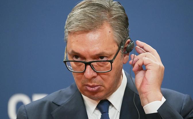 На фото: президент Сербии Александр Вучич