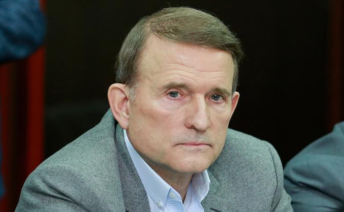 На фото: глава движения «Другая Украина» Виктор Медведчук.