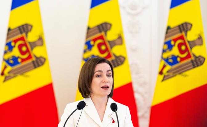 На фото: президент Молдавии Майя Санду