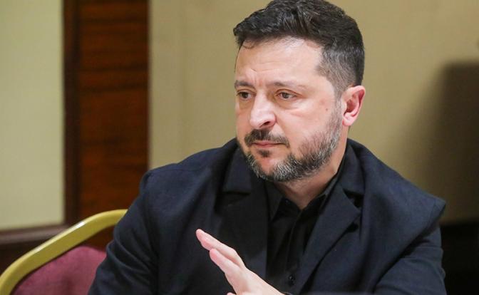 На фото:  президент Украины Владимир Зеленский