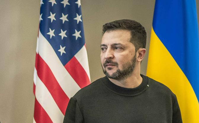 На фото: президент Украины Владимир Зеленский