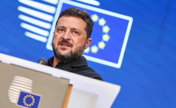 На фото: президент Украины Владимир Зеленский