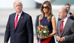 В соцсетях обсуждают носящую ночью солнцезащитные очки Меланью Трамп