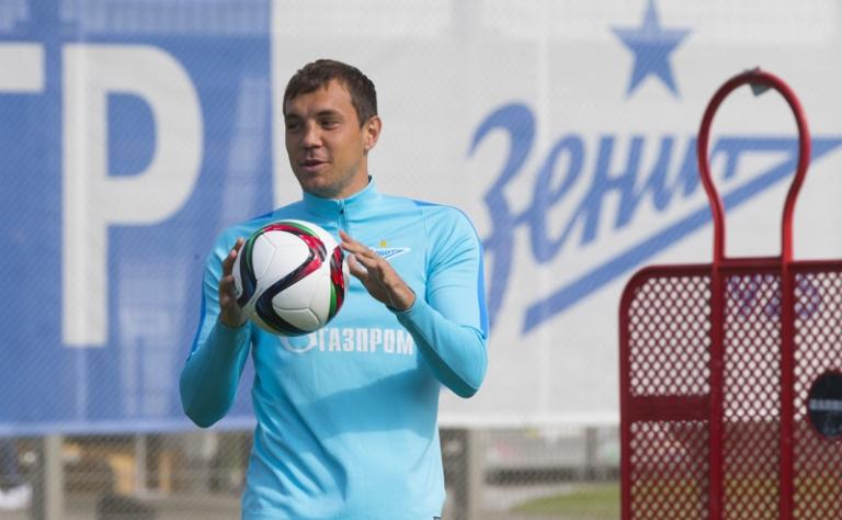 На фото: Артем Дзюба, нападающий ФК «Зенит»