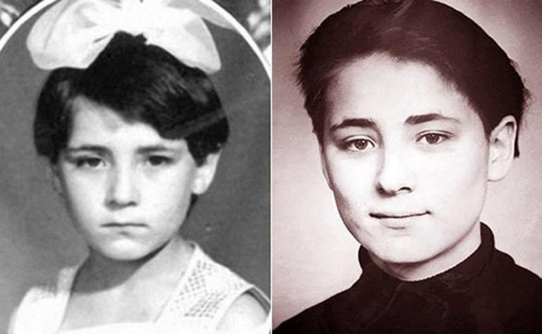 На фото: Земфира в детстве