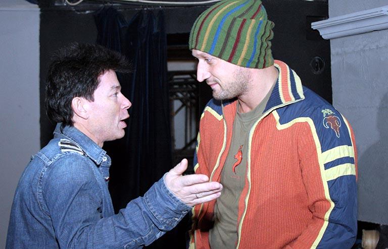 На фото: Олег Газманов и Гоша Куценко, 2006 год