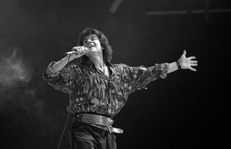 На фото: певец, композитор, поэт Олег Михайлович Газманов во время выступления 