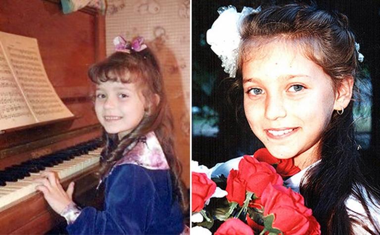 На фото: Регина Тодоренко в детстве