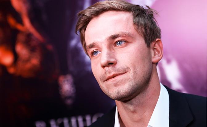 На фото: актер Александр Петров на премьере фильма режиссера Егора Баранова "Гоголь. Страшная месть" в кинотеатре "Каро 11 Октябрь".